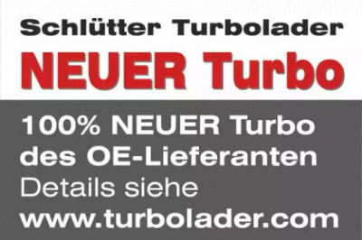 SCHLUTTER TURBOLADER 16601455 -  Компрессор, наддув